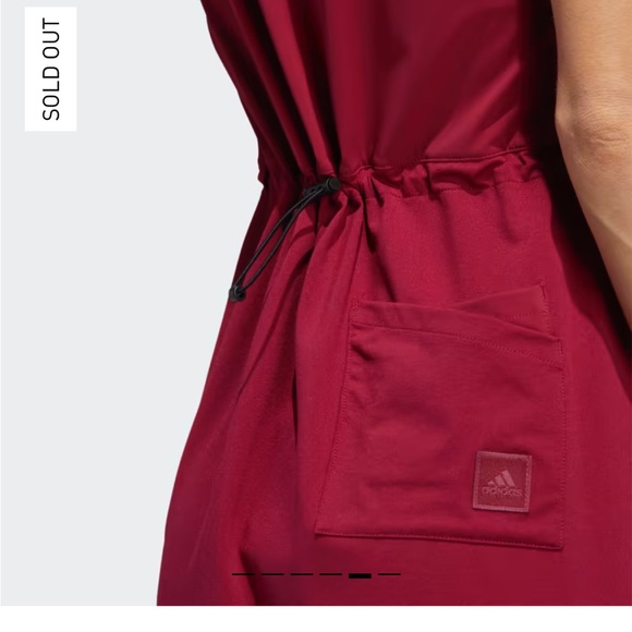 Adidas Go To Golf Dress in the color Legecy Burgundy size small  🎉Host Pick🎉 - Picture 5 of 14